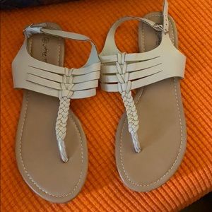 Light tan Charlie Paige sandals